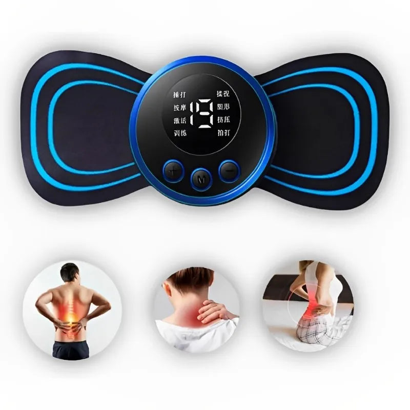 Mini Massageador EMS Estimulador Elétrico