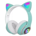 Fone Gatinho Sem Fio com Led Infantil