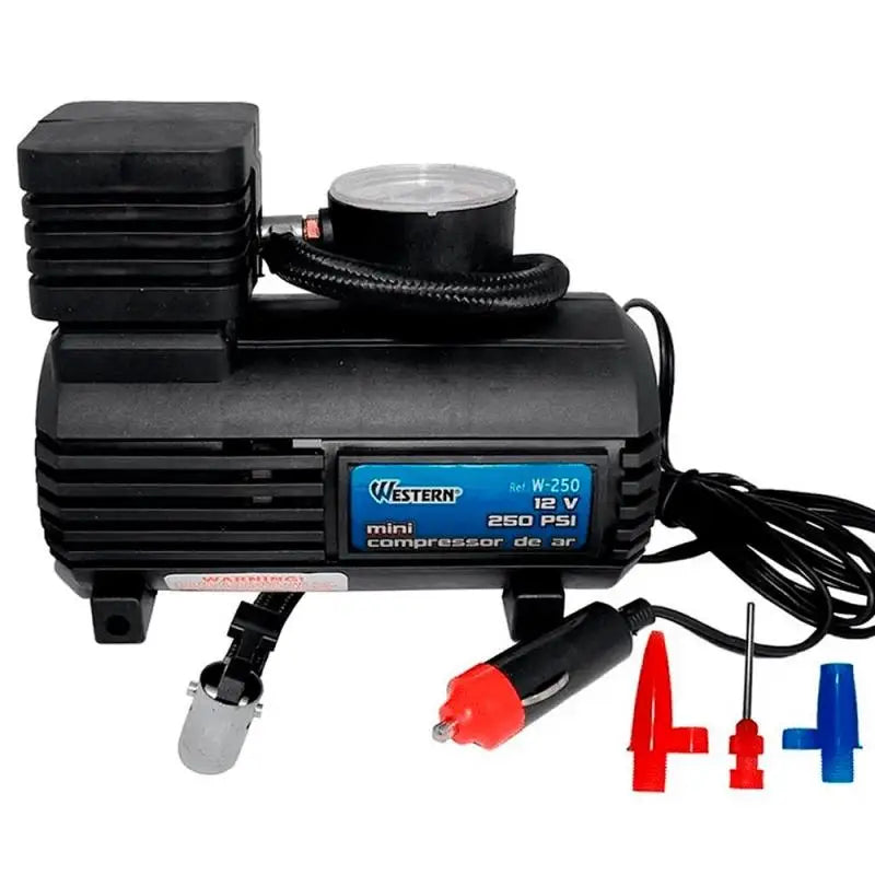 Mini Compressor de Ar 12V Multiuso Automotivo