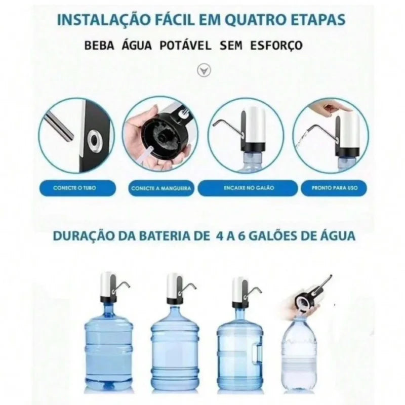 Bomba de água para galão