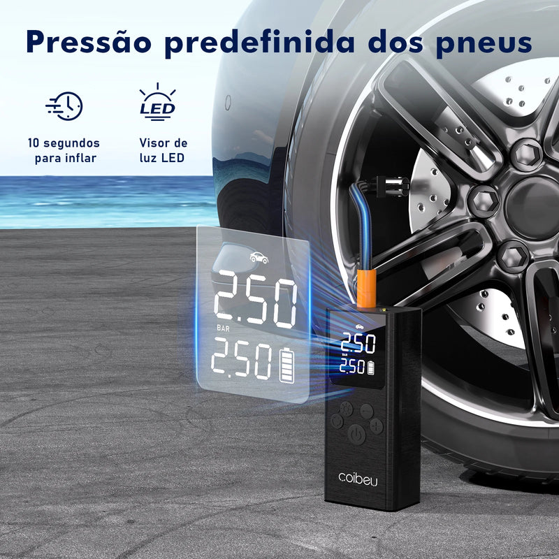 Mini compressor de ar portátil automotivo